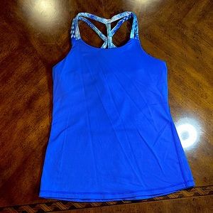 Blue Workout tank top